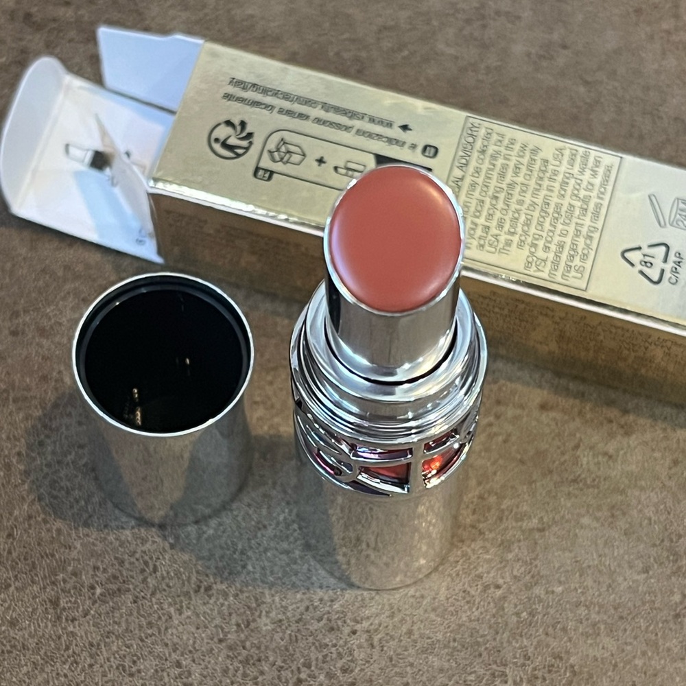 Yves Saint Laurent Rouge Volupté Candy Glaze double care balm 4 Nude Pleasure - Picture 2 of 2
